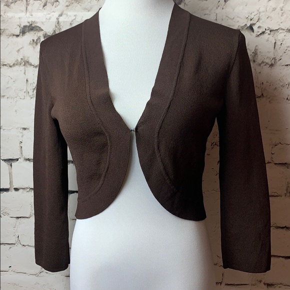 Spense Brown Cardigan Medium - Picture 3 of 5